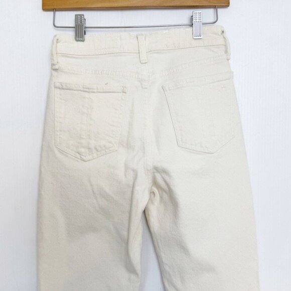 Rag & Bone Denim Nina High Rise Ankle Cigarette Jeans in Ecru White 24 - Picture 7 of 12